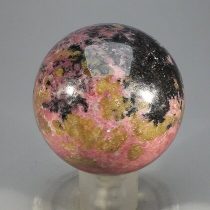Rhodonite Crystal Sphere ~45mm