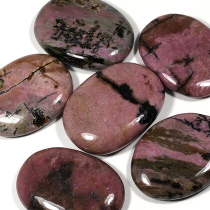 Rhodonite Massage Stone ~38mm