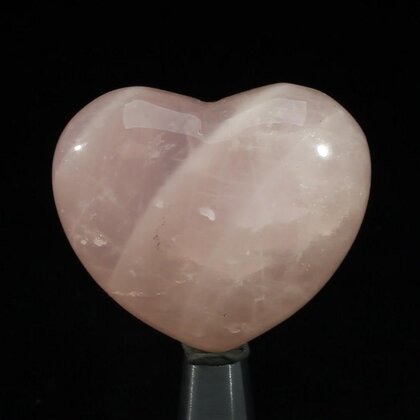 Rose Quartz Crystal Heart  ~44mm