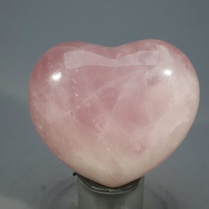 Rose Quartz Crystal Heart  ~45mm