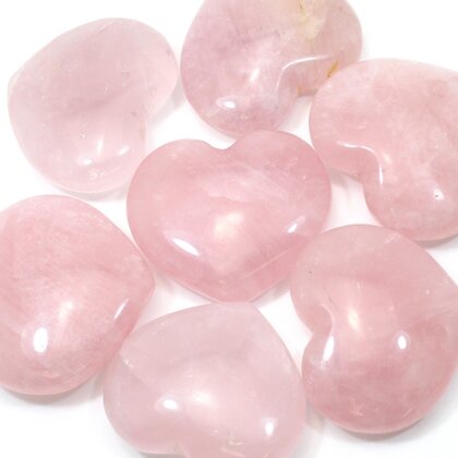 Rose Quartz Crystal Heart (Extra Grade) ~45mm