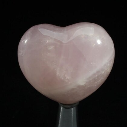 Rose Quartz Crystal Heart  ~46mm