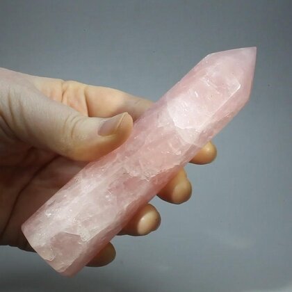 Rose Quartz Polished Point   ~123x30mm