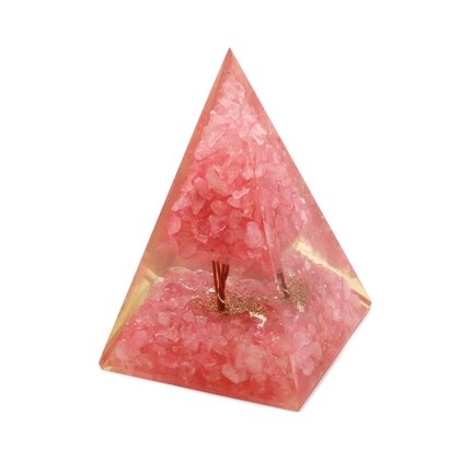 Rose Quartz Tree Of Life Orgonite ~95mm