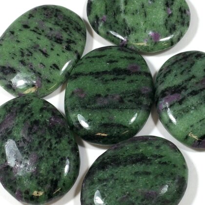 Ruby Zoisite Massage Stone ~40mm