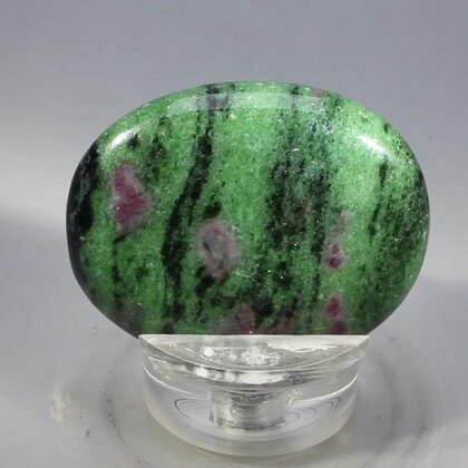 Ruby Zoisite Massage Stone ~40mm