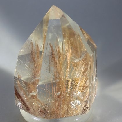 Rutilated Gold Quartz Polished Point ~5.5 x 4.5cm