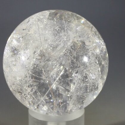 Rutilated Quartz Crystal Sphere ~42mm