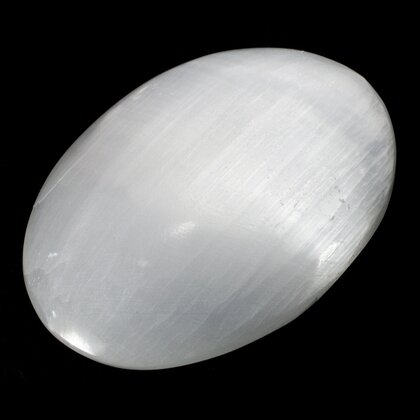 Selenite Massage Stone ~80mm