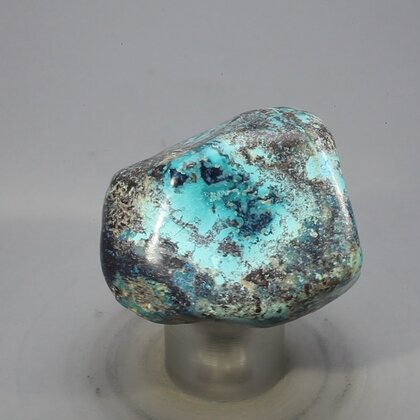 Shattuckite & Chrysocolla Tumblestone ~37mm