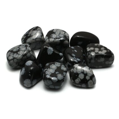 Snowflake Obsidian Tumble Stone (20-25mm)