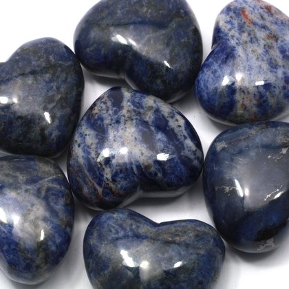 Sodalite Crystal Heart ~45mm