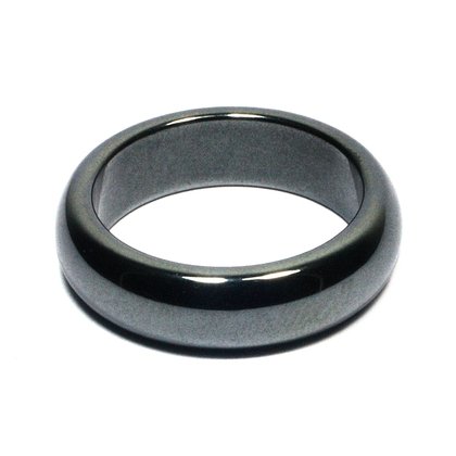 Solid Hematite Ring (Thick)