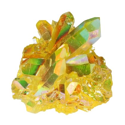 Sunshine Aura Quartz Healing Crystal ~42mm