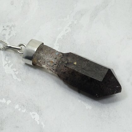 Super Six 925 Silver Point Pendant ~42mm