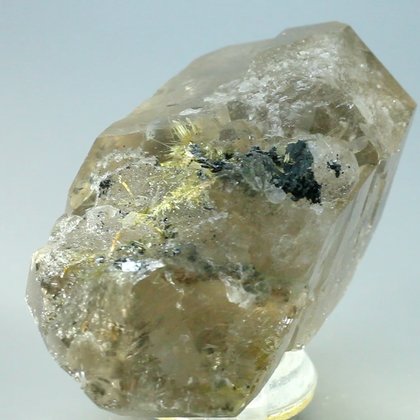 SUPERB Smoky Quartz with Golden Rutile Point ~95mm