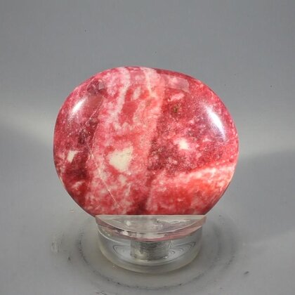 Thulite Polished Flat Stone ~42mm