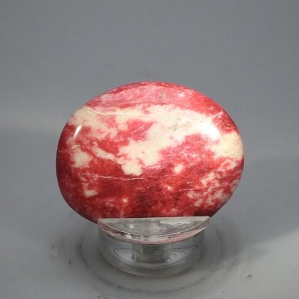 Thulite Polished Flat Stone ~43mm