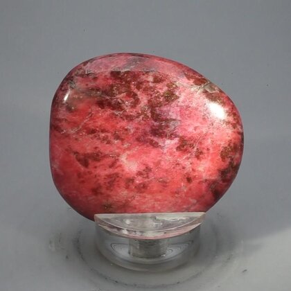 Thulite Polished Flat Stone ~45mm