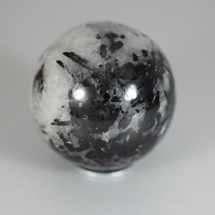 SUPERB Tourmalinated Quartz Crystal Sphere ~52mm