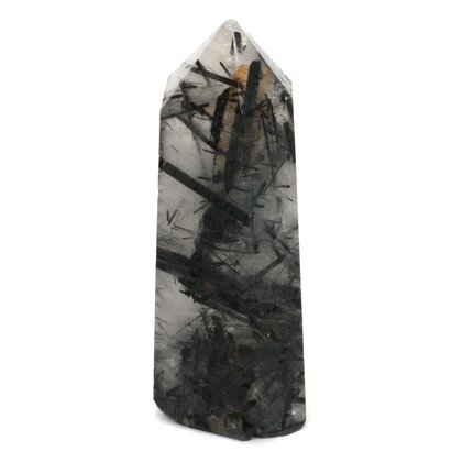 Tourmalinated Quartz Polished Point  ~83mm