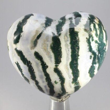 Tree Jasper Crystal Heart ~45mm