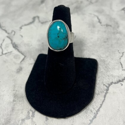 Turquoise 925 Sterling Silver Ring~6.25 US / M 1/2 UK