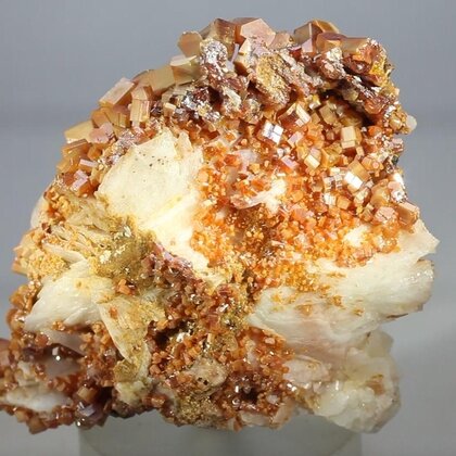 Vanadinite on Baryte Healing Mineral (Morocco) ~65mm