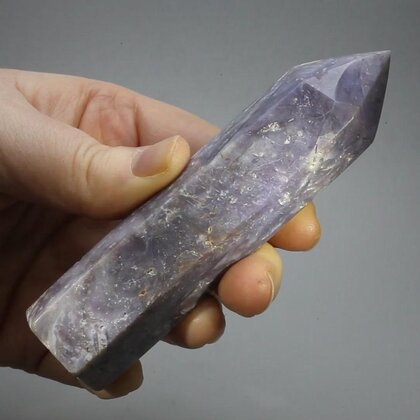Violet Agate Polished Point  ~109x30mm
