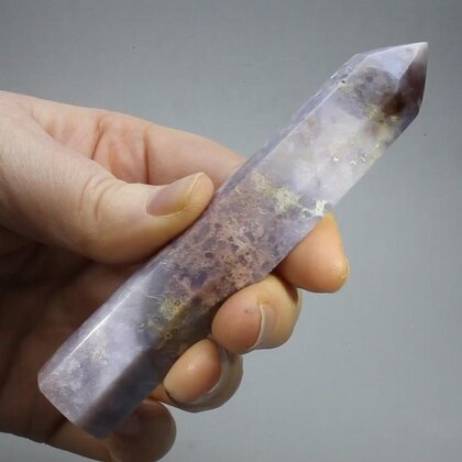 Violet Agate Polished Point  ~114x19mm