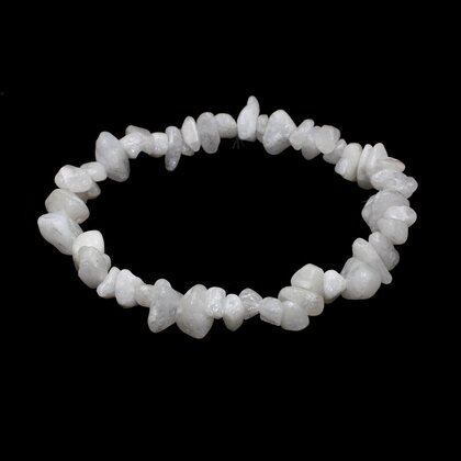 White Onyx Gemstone Chip Bracelet