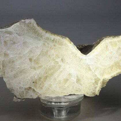 Witherite Mineral Specimen (part-polished) ~90mm