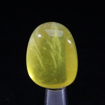 Yellow Fluorite Tumblestone ~29mm